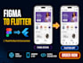 convert figma to flutter with pixel perfect UI for android and ios