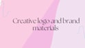 design a logo and brand materials in canva or coreldraw