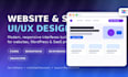 create website and web app UI UX design