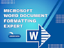 formate your project reports