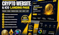 create crypto token website, coin or meme website