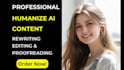 edit and humanize ai content, ai generated content editing