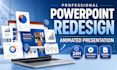 redesign powerpoint presentations with animation