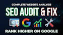 audit and fix website SEO issues for more traffic and better rankings