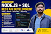 backend API with nodejs express and mysql database