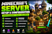 setup, configure and optimize your minecraft server