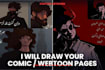 create your comic or webtoon page