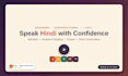 help you speak hindi