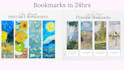 design unique custom printable bookmarks ready to print in 24 hours