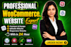 create wordpress woocommerce website, ecommerce online store