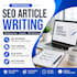write SEO optimized articles and blog posts