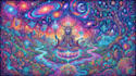 do amazing psychedelic and trippy illustration