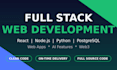 develop a full stack web application with react and node js