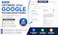 optimize your google knowledge panel and online presence and business visibility
