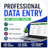 do data entry, copy editing, document conversion