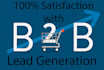 do b2b lead generation and linkedin lead generation