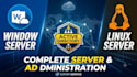 config window server, linux server,active directry and solve related problem