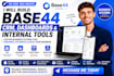 build base44 CRM dashboard admin panel client portal internal tools