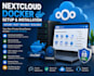 install nextcloud with docker, docker compose, ubuntu, vps, SSL, cloudflare