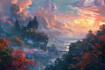 do a fantasy landscape