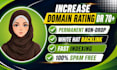 increase aherfs domain rating  70 with seo backlinks
