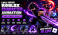 create roblox character animation and combat moves
