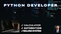 develop python calculator automation and billing system