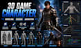 model rig and animate 3d game characters