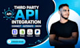 integrate third party API, rest API, payment gateway, webhooks and automation