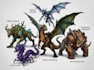 draw fantasy creatures and custom monster illustration