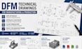 create dfm technical drawings for manufacturing and production