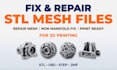repair edit and fix non manifold stl mesh and 3d model for 3d printing