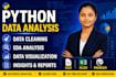 do python data analysis, eda, and data visualization
