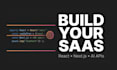 build a full stack web app with react, next js ai integration saas api