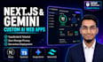 build a secure next js ai web app with google gemini API