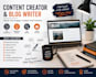 write 60 SEO blog posts monthly with complete on page optimization