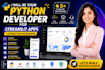 be python developer for streamlit apps and interactive dashboards