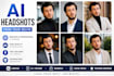 create professional ai headshots from your selfies