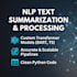 build custom nlp text summarization models using transformers