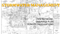 design stormwater grading utility drainage site plan swppp pipe network runoff