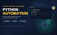 build custom python automation scripts, and web scrapers
