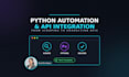 build custom python automation scripts, and web scrapers