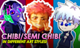 draw chibi or semi chibi styled characters