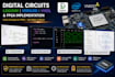 design digital circuits in logisim, verilog, vhdl and fpga