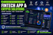 develop a fintech app, wallet, payments, banking and crypto