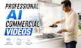 create professional ai commercial videos