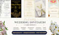 design luxury wedding invitation cards
