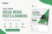 design social media post and banners