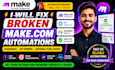 fix broken make scenarios, API errors and airtable sync issues