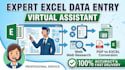 be your expert excel data entry virtual assistant